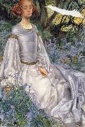Eleanor Fortescue-Brickdale,RWS In the Springtime oil painting reproduction